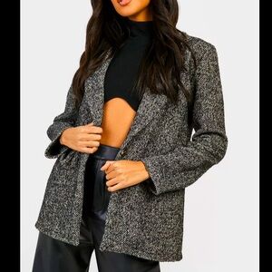 [H&M] Lightweight Herringbone Blazer Sz US 2